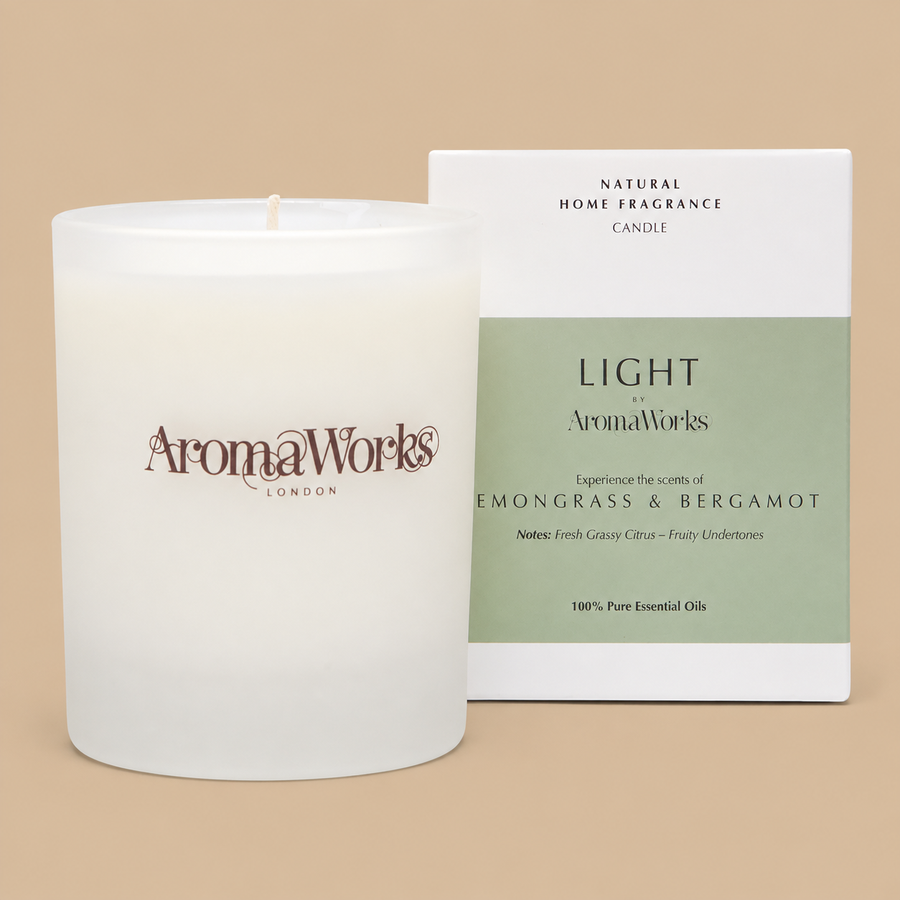 AromaWorks Lemongrass & Bergamot Candle