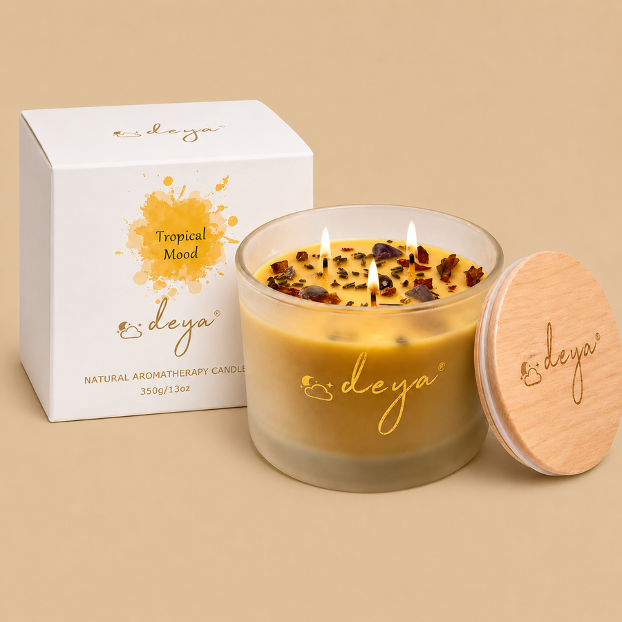 Deya Crystal Soy Candle