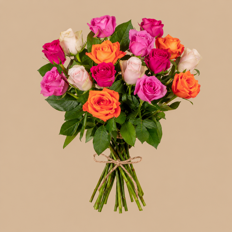 Blushing Rose Fresh Flower Bouquet