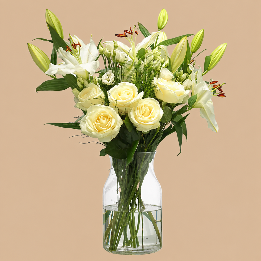 Pure Delight Luxury Fresh Flower Bouquet