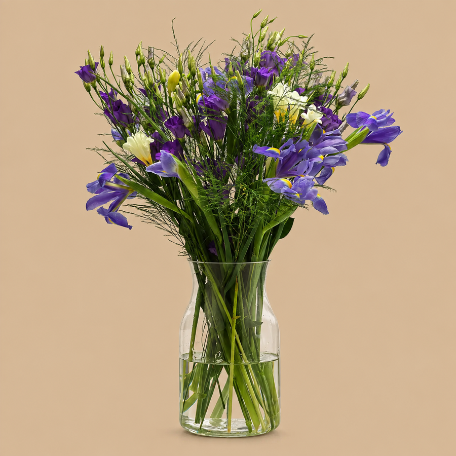 Blooming Blues Luxury Fresh Flower Bouquet