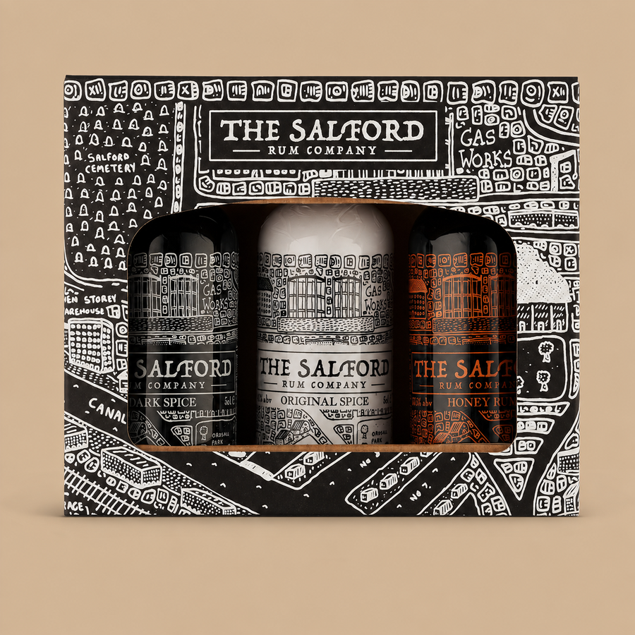 The Salford Rum Company Miniature Rum Gift Set