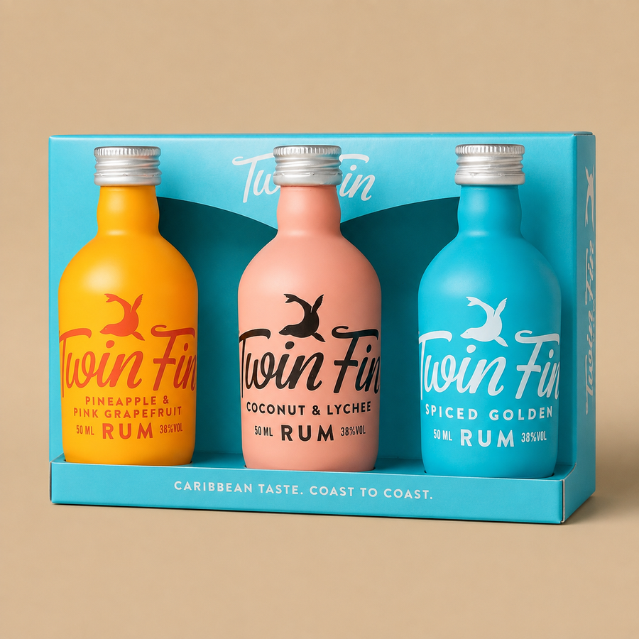 Twin Fin Rum Miniatures Gift Set