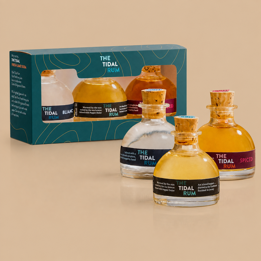 Tidal Rum Mini Rum Gift Set 3 x 5cl