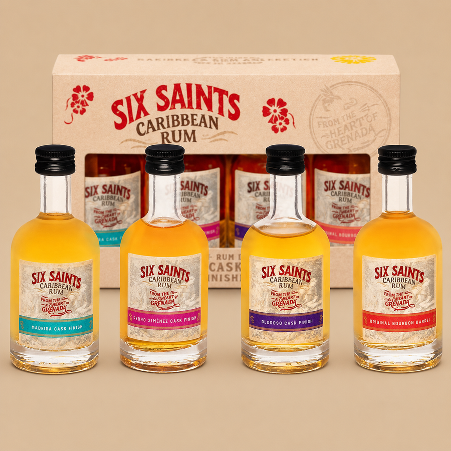 Six Saints Caribbean Rum Special Cask Finishes Gift Set