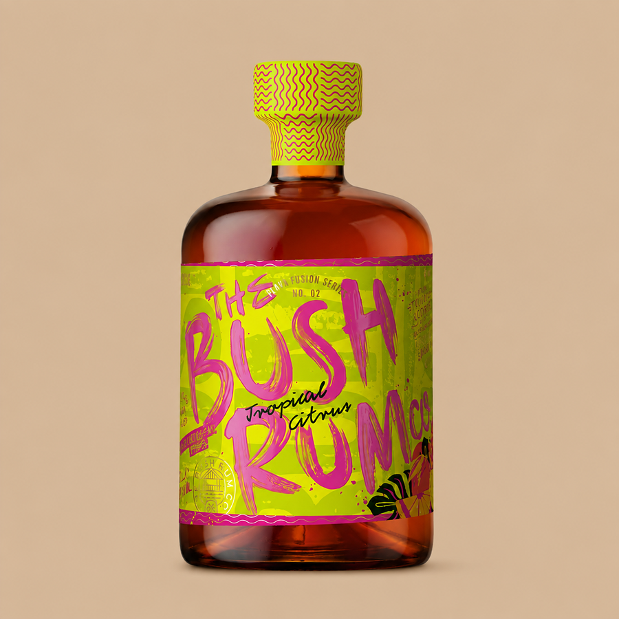 The Bush Rum Co Original Spiced Rum 70cl (Tropical Citrus)