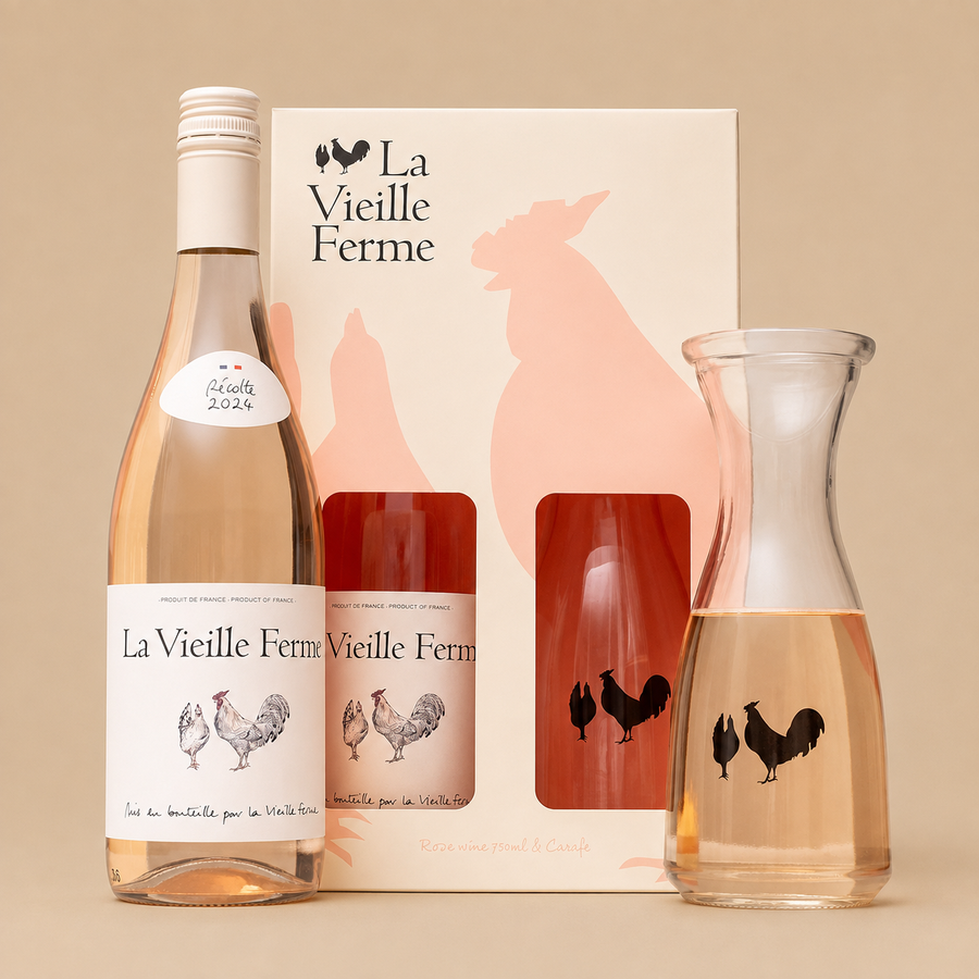 La Vieille Ferme Rosé Wine & Carafe Gift Set