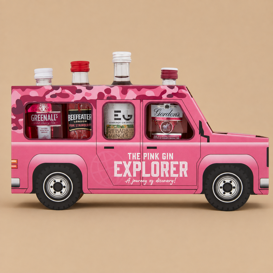Blue Tree Gifts Pink Gin Explorer Jeep 20cl (Pack of 1)