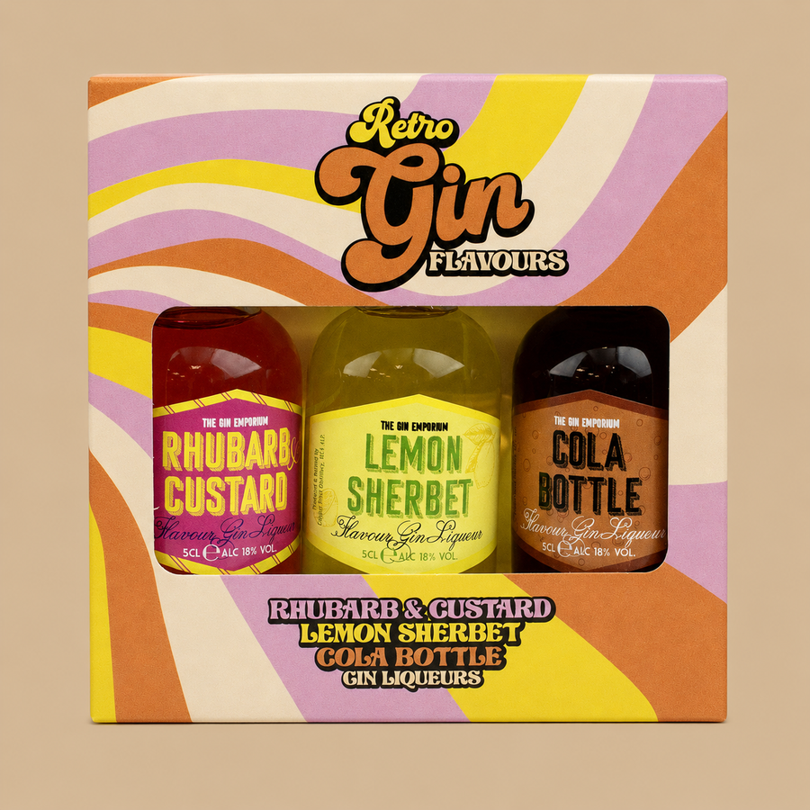 R3 Retro Gin Liqueur Gift Set