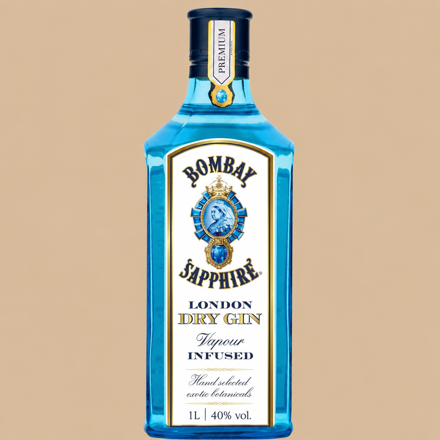 Bombay Sapphire London Dry Gin 1L (Pack of 1)