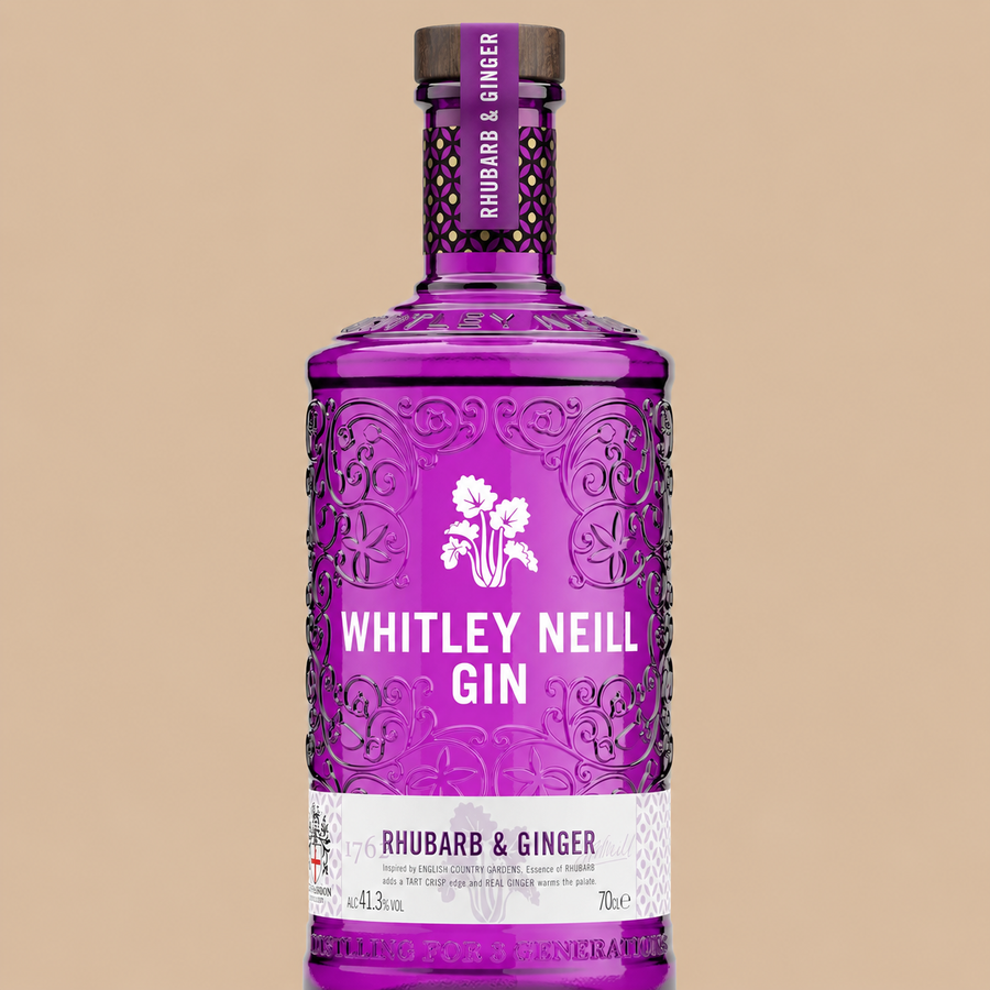 Whitley Neill Rhubarb & Ginger Gin (Pack of 1)