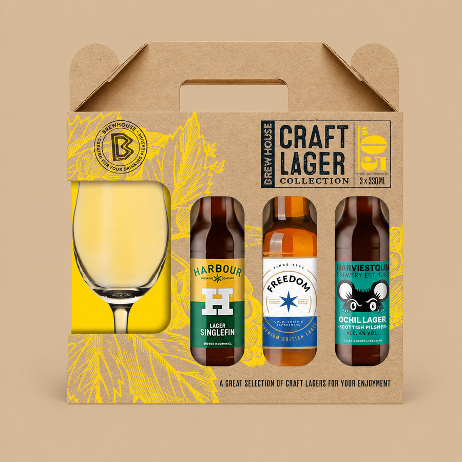 Blue Tree Gifts Brewhouse Craft Lager Beer Set