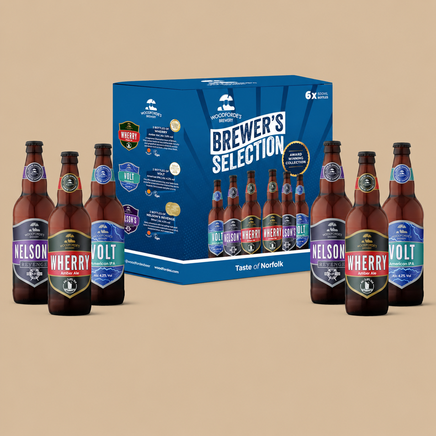 Woodforde’s Mixed Ale Beer Selection