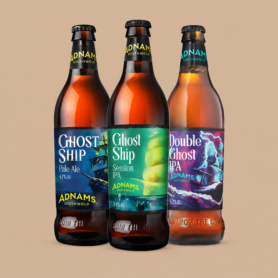 Adnams Ghost Ship Session IPA Beer Pack  3 x 500ml
