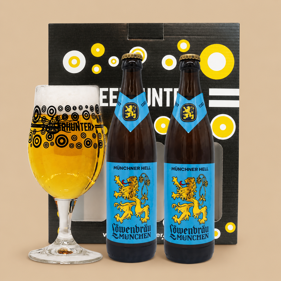 Löwenbräu Helles German Lager Beer Gift Set