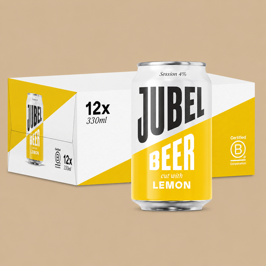 JUBEL Lemon Lager Beer (Pack of 12)