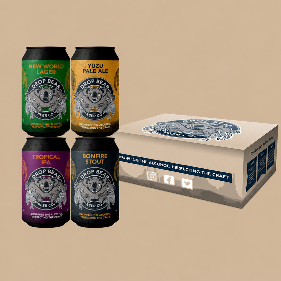 Drop Bear Alcohol-Free Craft Beer Mixed (Pack of 12)