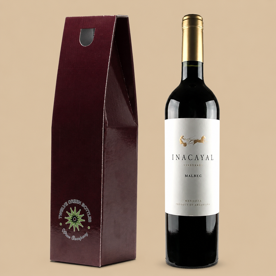 Twelve Green Bottles Inacayal Malbec Gift Box