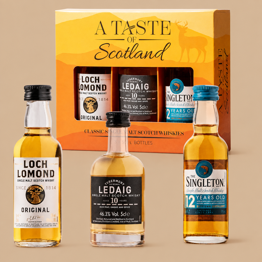 Select Drams A Taste of Scotland Whiskey Gift Set