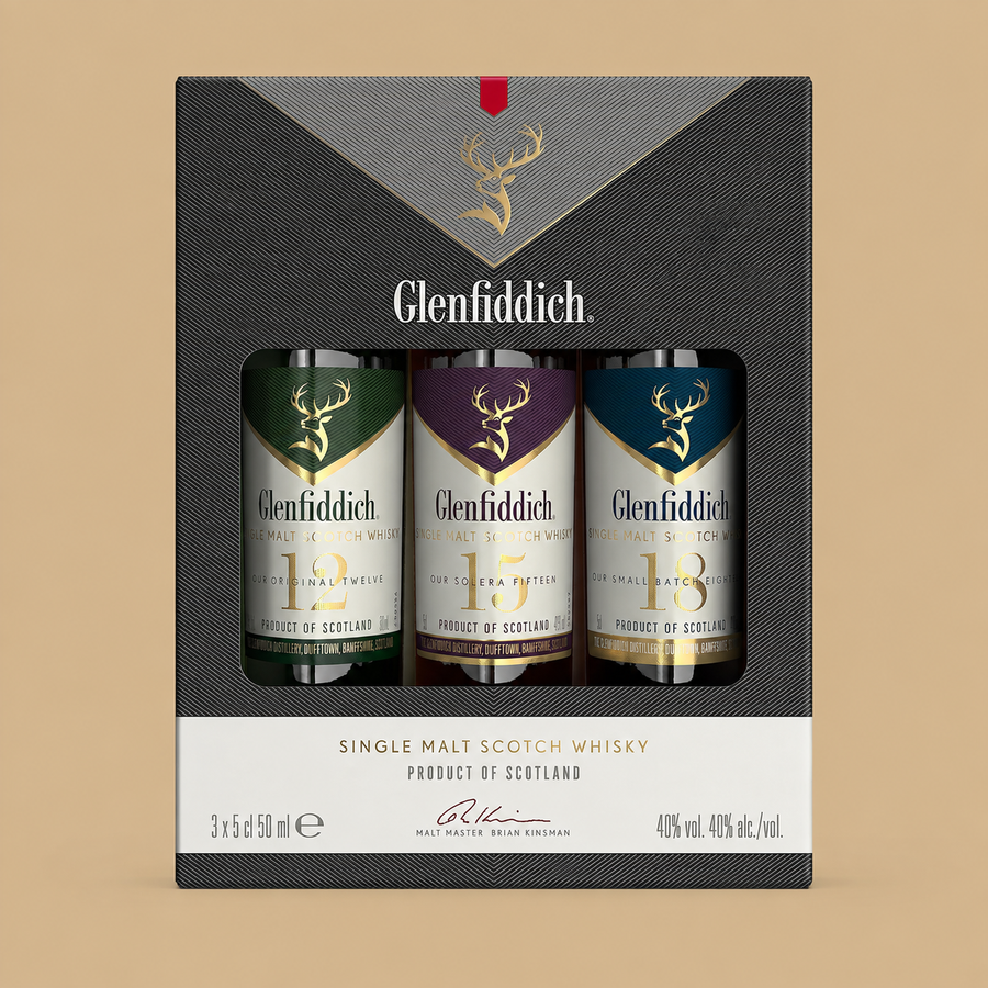 Glenfiddich Single Malt Whiskey Taster Gift Set