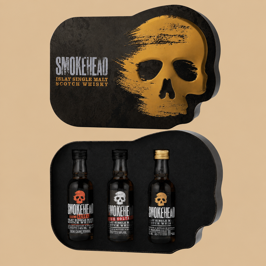 Smokehead Islay Whiskey Miniature Gift Set