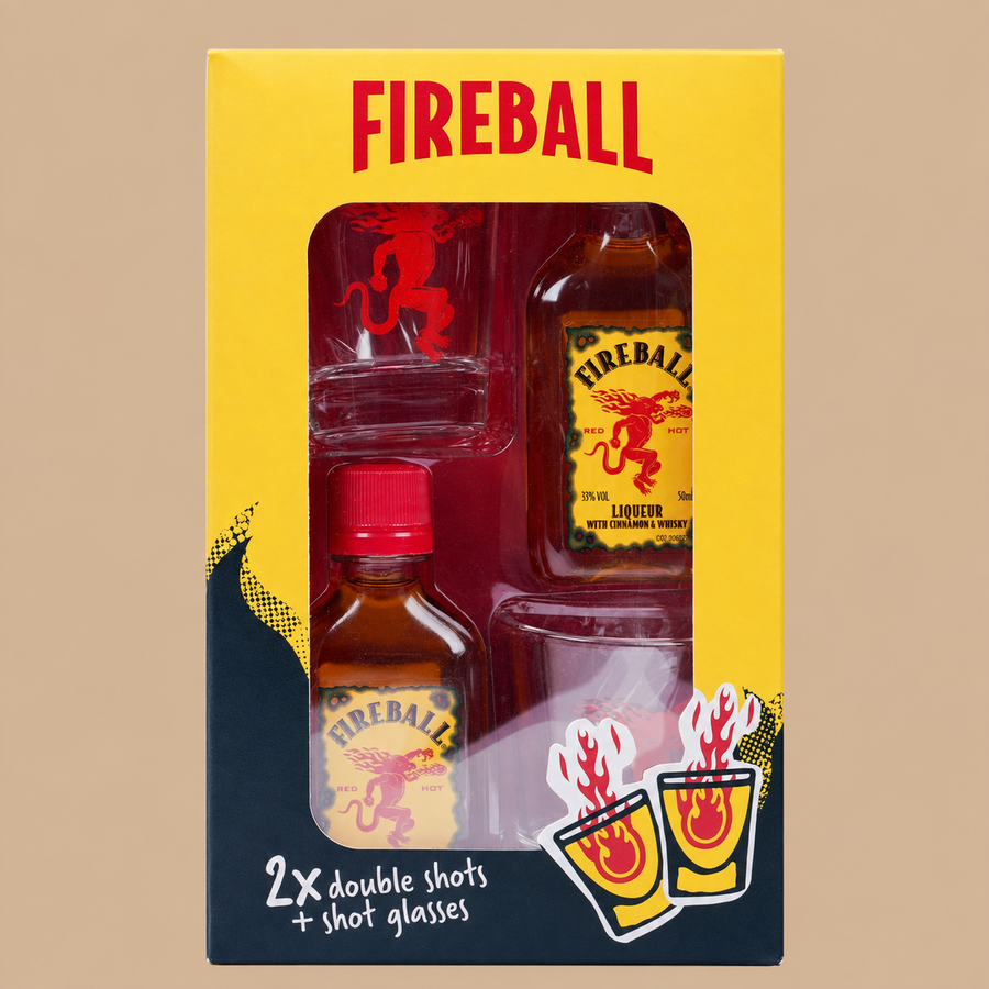Fireball Cinnamon Whiskey Gift Set