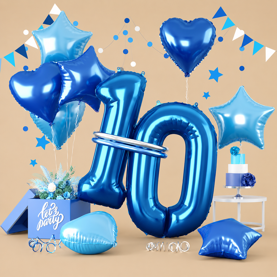 10th Birthday Balloon  Decoration Set