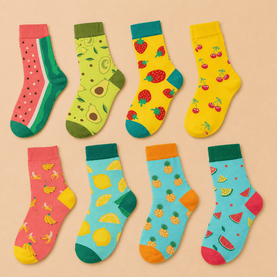 Colourful Novelty Crew Socks