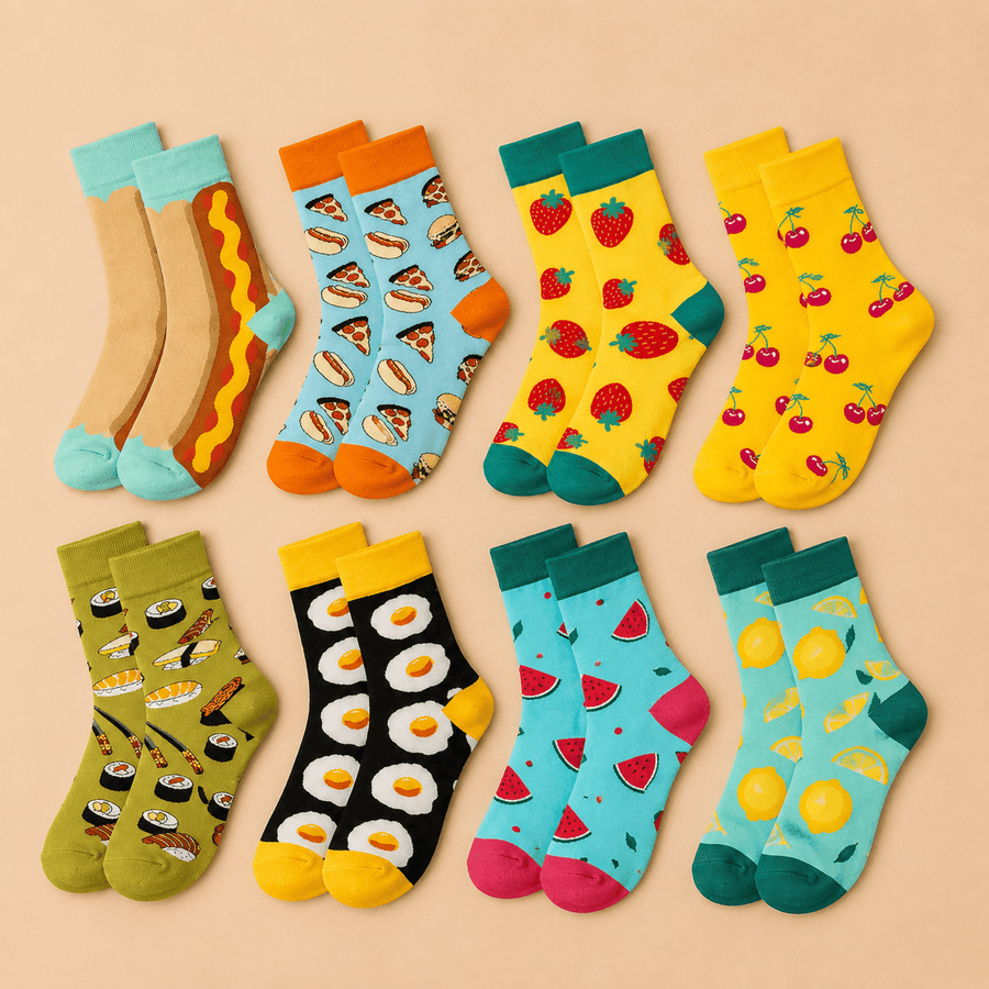 Colourful Funky Crew Socks