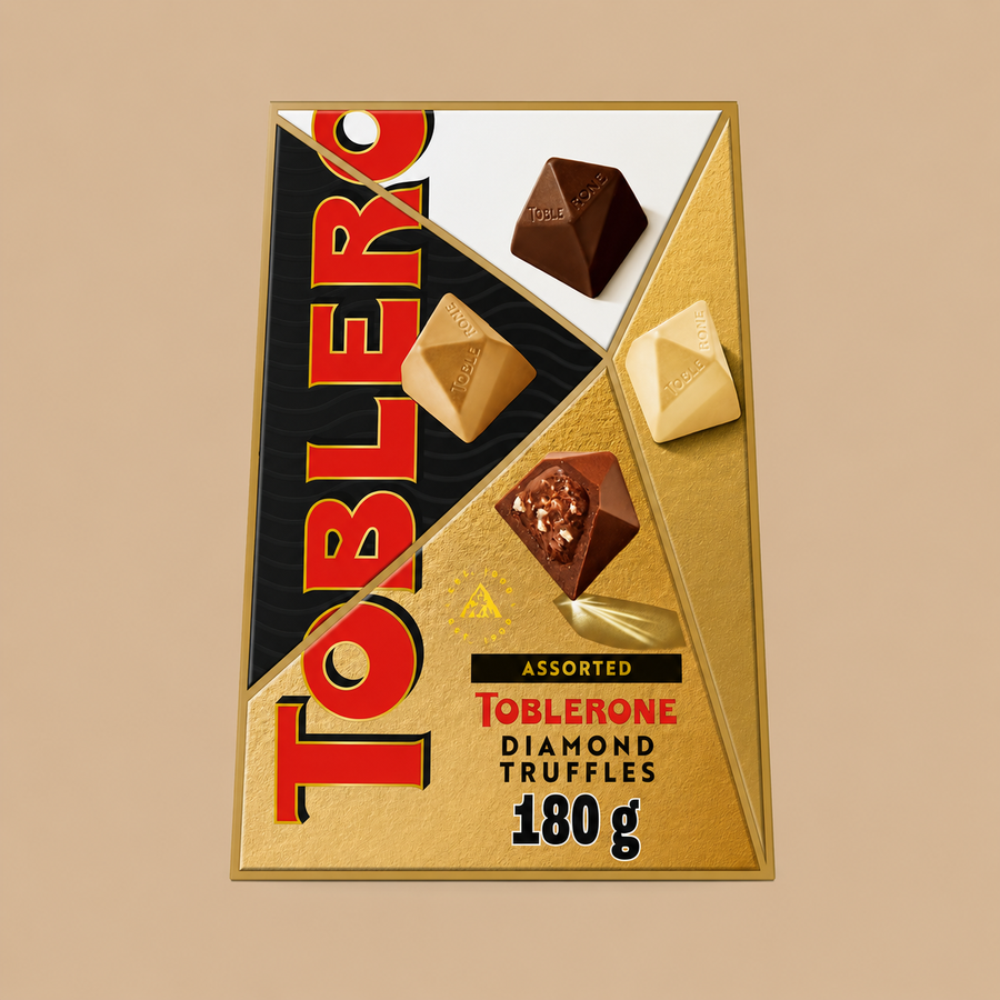 Toblerone Assorted Diamond Chocolate Truffles 180g