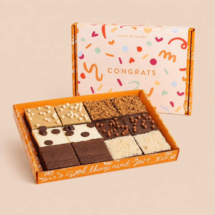 Congratulations Mixed Mini Brownie box