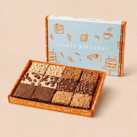 Happy Birthday Mini Brownie Box