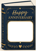 Load image into Gallery viewer, Our Story Is My Favourite Book Photo Upload Anniversary Card
