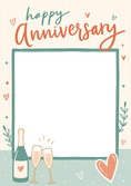 Load image into Gallery viewer, Happy Anniversary Couple Photo Upload Birthday Card
