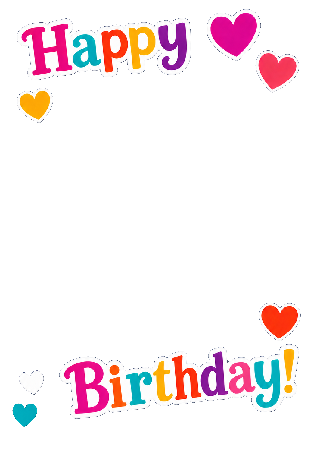 Birthdays - Personalised Card