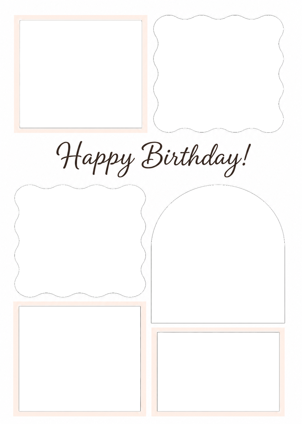 Birthdays - Personalised Card
