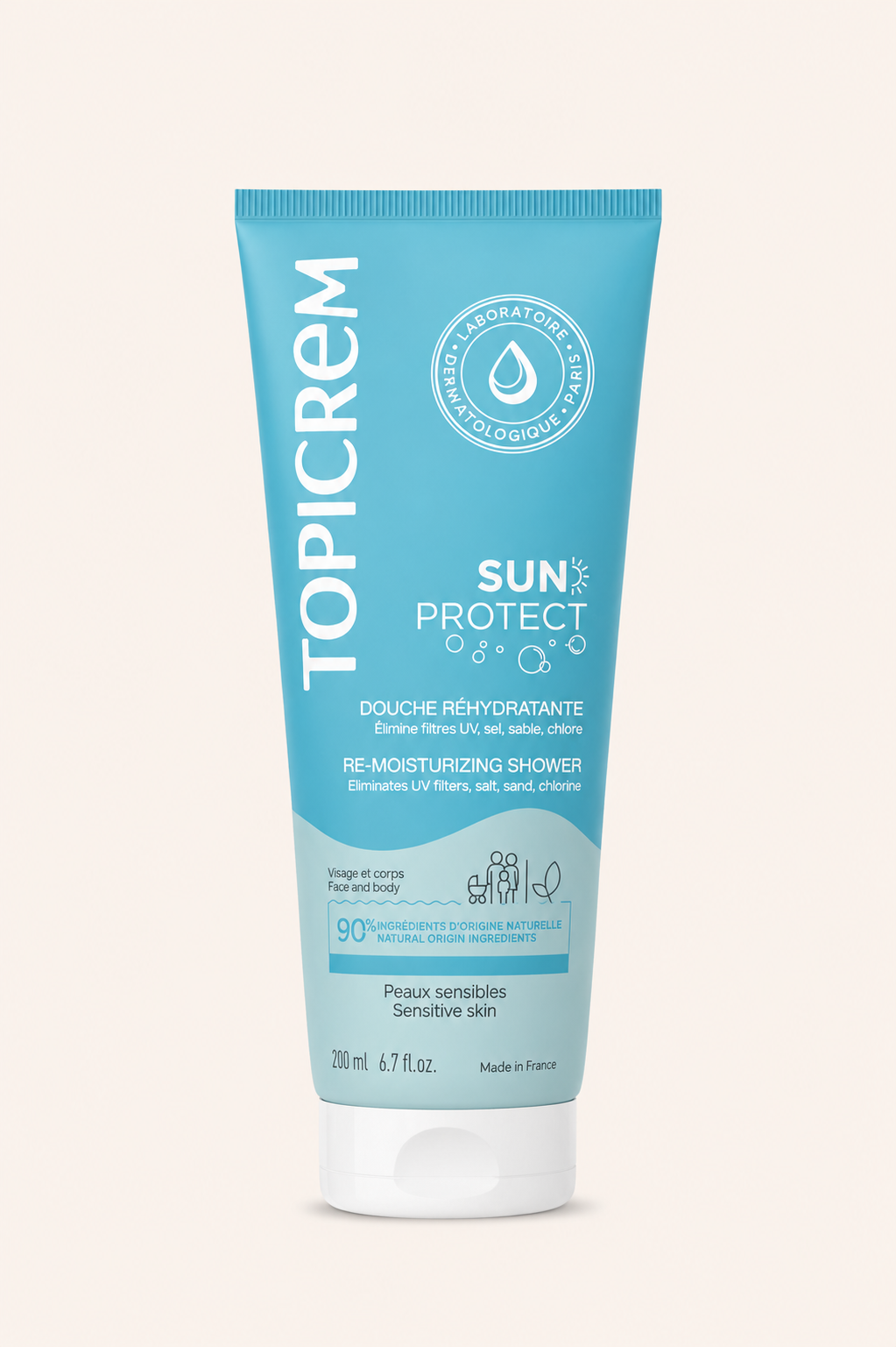 Topicrem Re-moisturizing Shower Gel 200ml