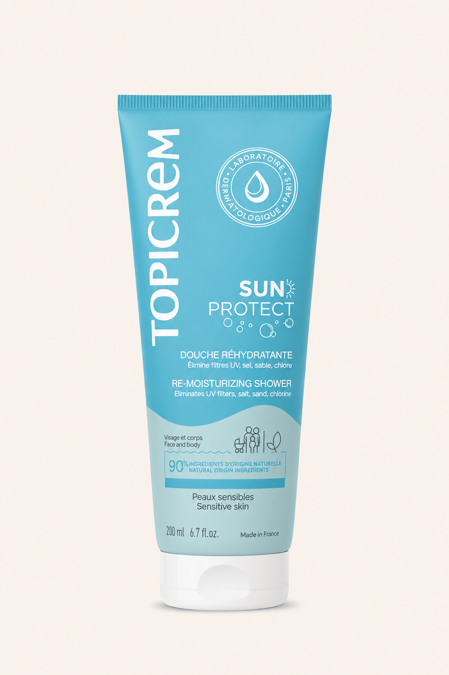 Topicrem Re-moisturizing Shower Gel 200ml