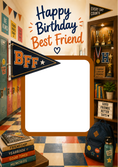 Load image into Gallery viewer, BFF Photo Upload Birthday Card for Best Friend
