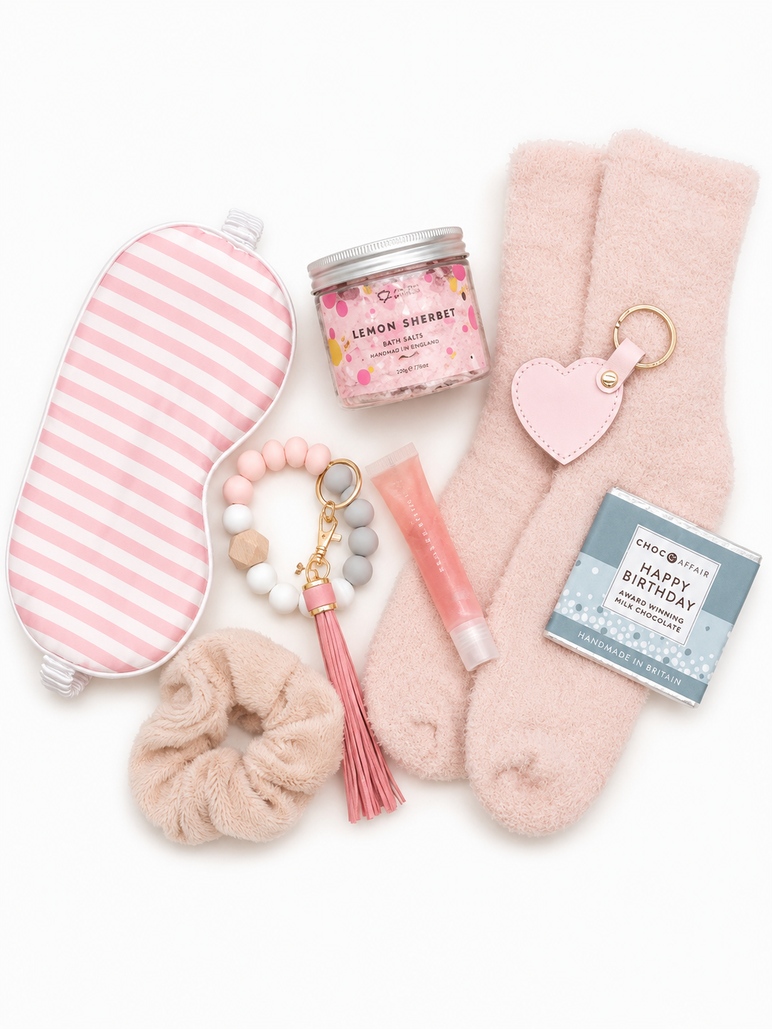 The Pink Satin Luxury Pamper Gift Set
