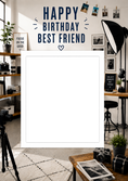 Load image into Gallery viewer, Photography Studio Photo Upload Birthday Card for Best Friend
