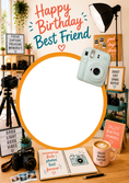 Load image into Gallery viewer, Memories Last Forever Photo Upload Birthday Card for Best Friend
