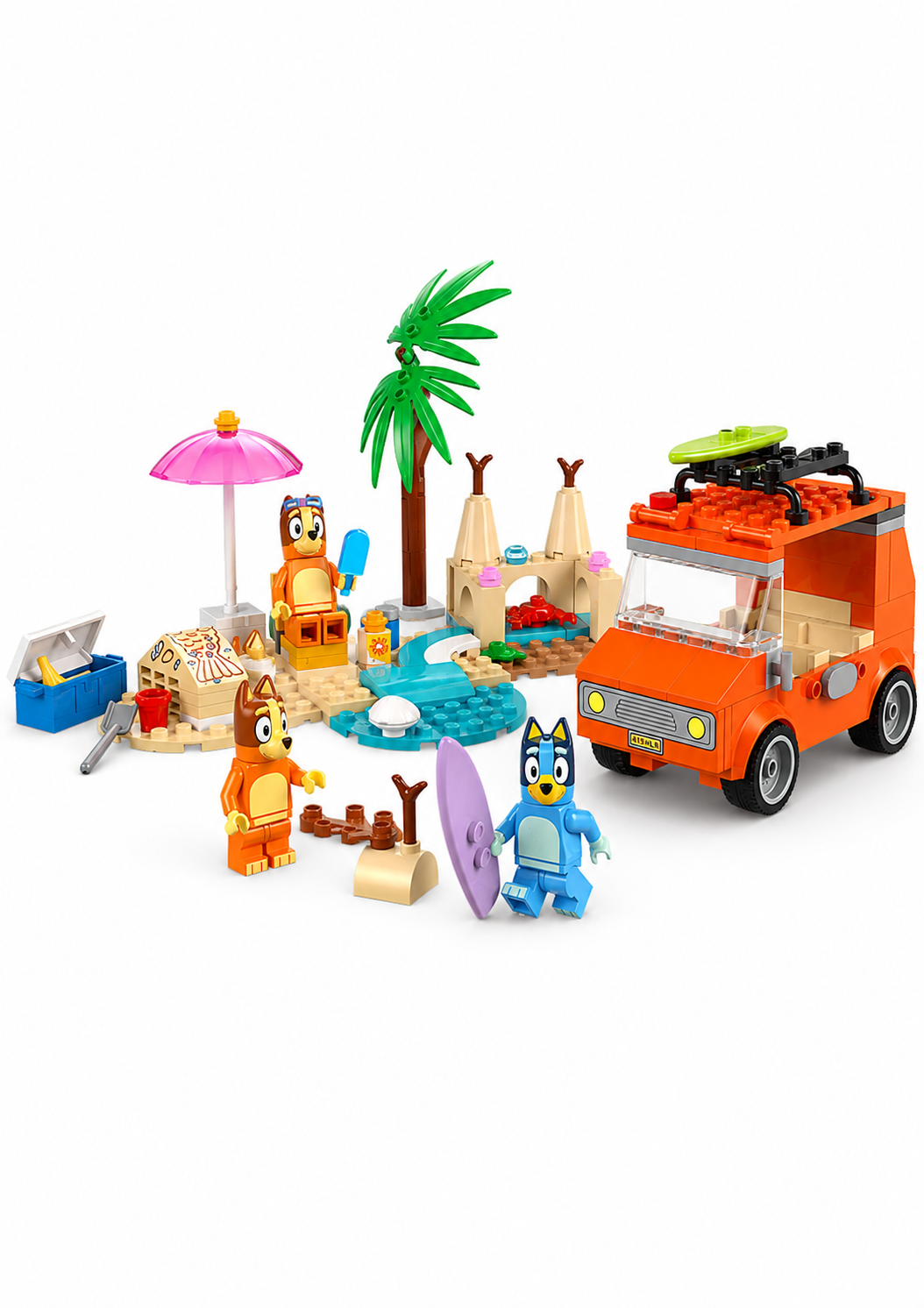 Bluey's Beach & Family Car Trip