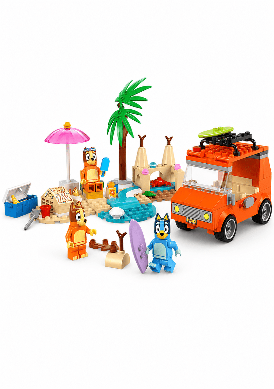 Bluey's Beach & Family Car Trip
