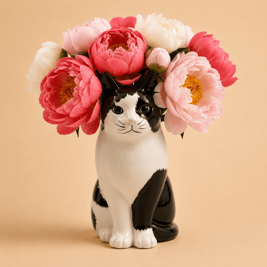 Ceramic Quentin Cat Vase