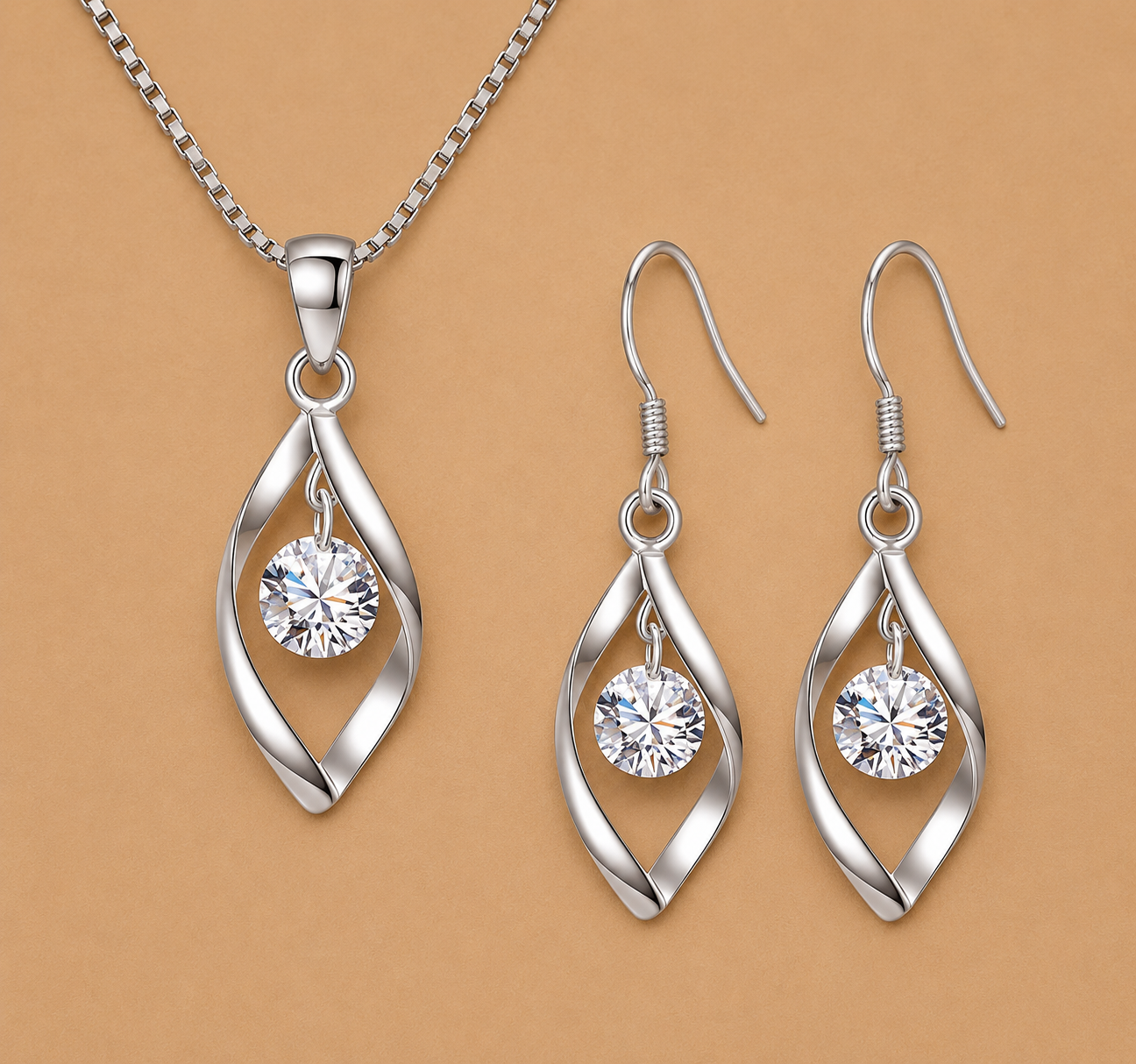 Silver Jewellery Gift Set