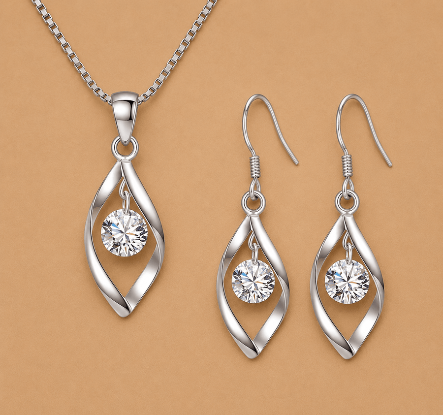 Silver Jewellery Gift Set