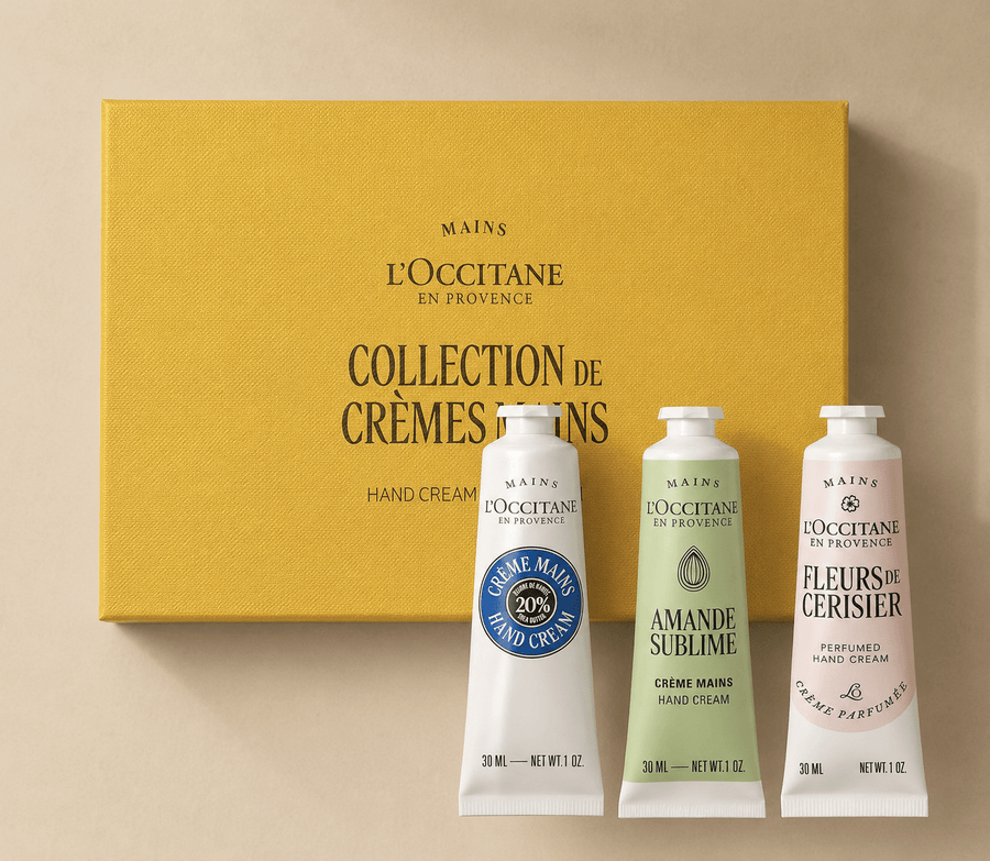 L'OCCITANE Shea, Almond & Cherry Blossom Hand Cream Gift Set