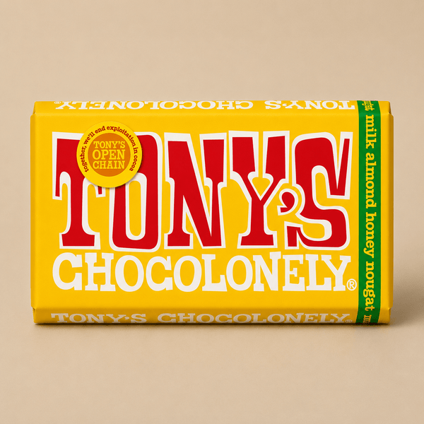 Chocolate – Milk Almond Honey Nougat Bar - 180g (Vegetarian)