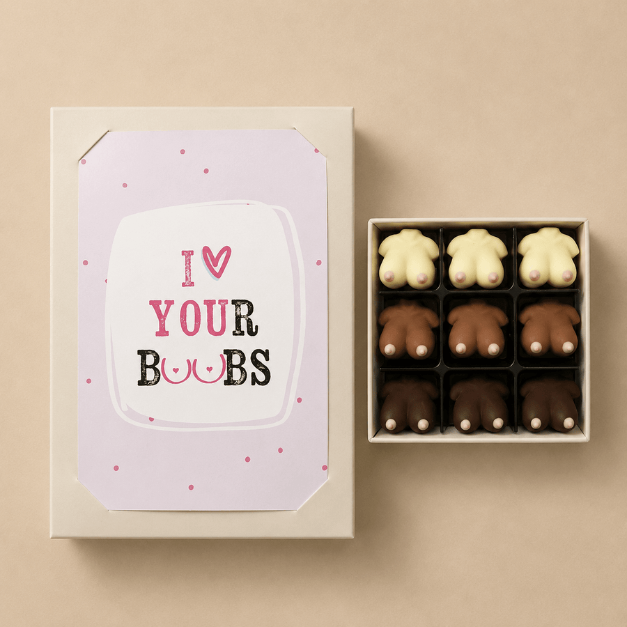"I Love Your Boobies" Chocolate Box